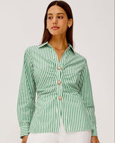 Caralyn - Emerald Stripe