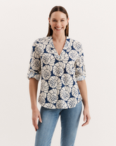 Anna Linen/Cotton Shell Shirt