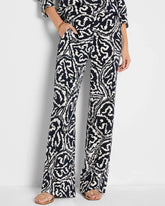 31" Indigo Leaf Eliot Wide Leg Pant
