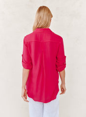 Clean Shirt With Roll Sleeve