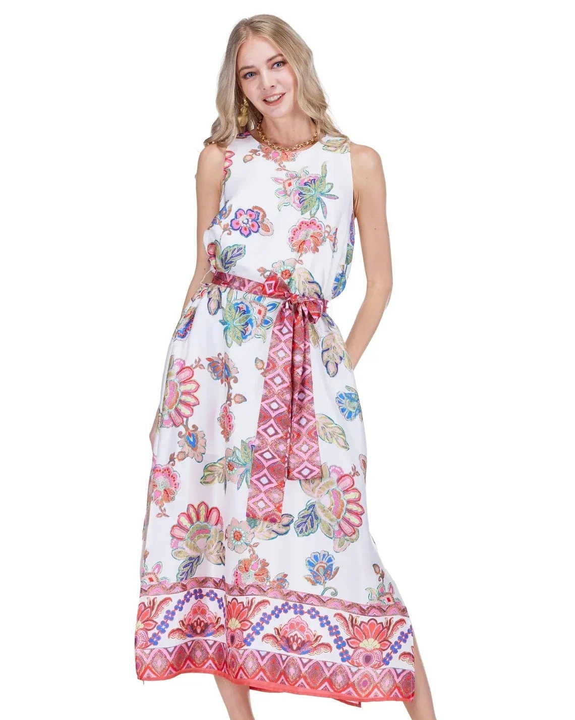 Column Dress 50" - Briar Bloom