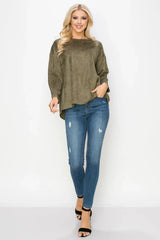 Adi Stretch Suede Top