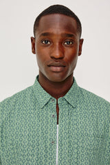 Carson - Wavy Batik Aqua