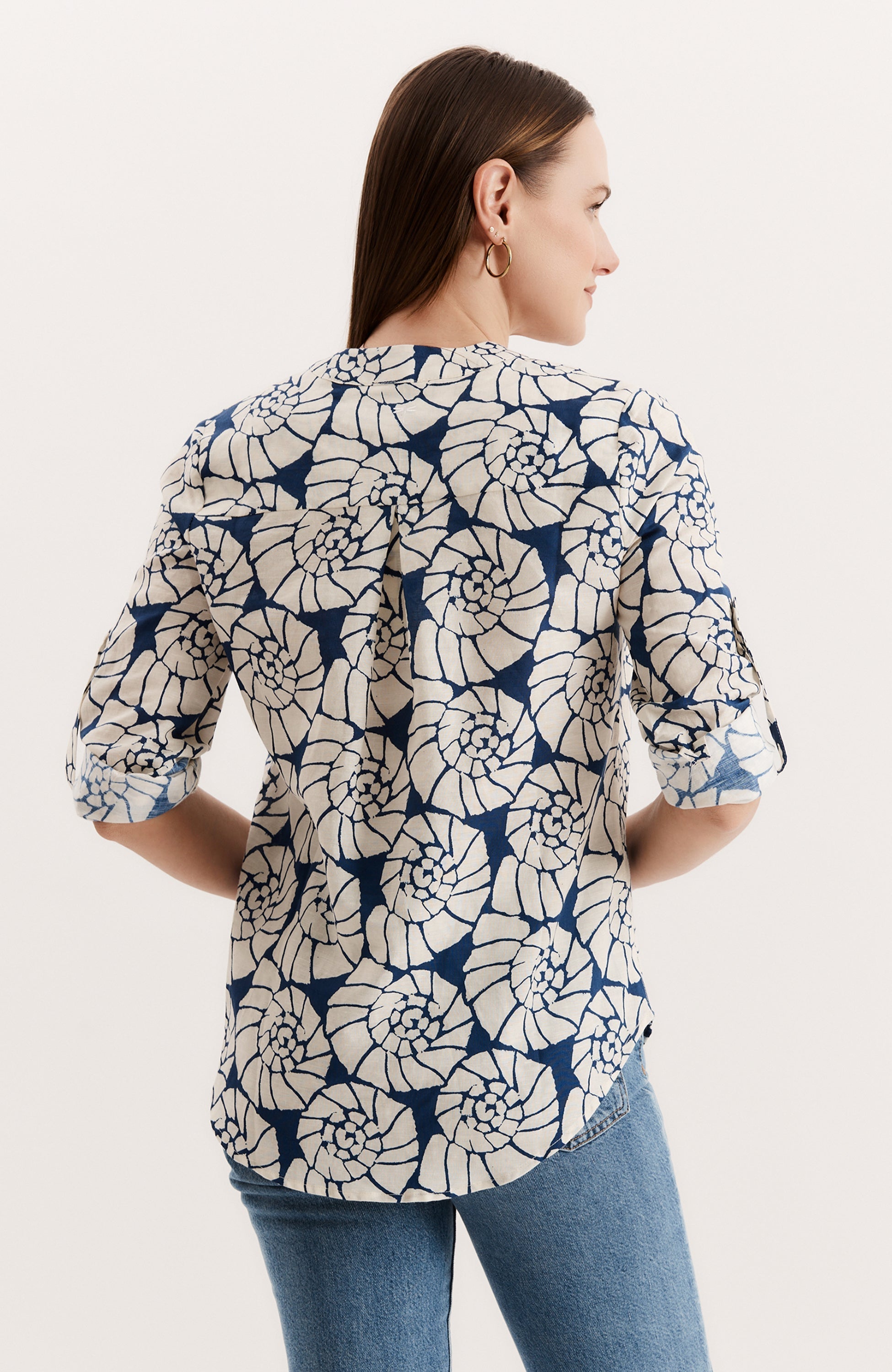 Anna Linen/Cotton Shell Shirt
