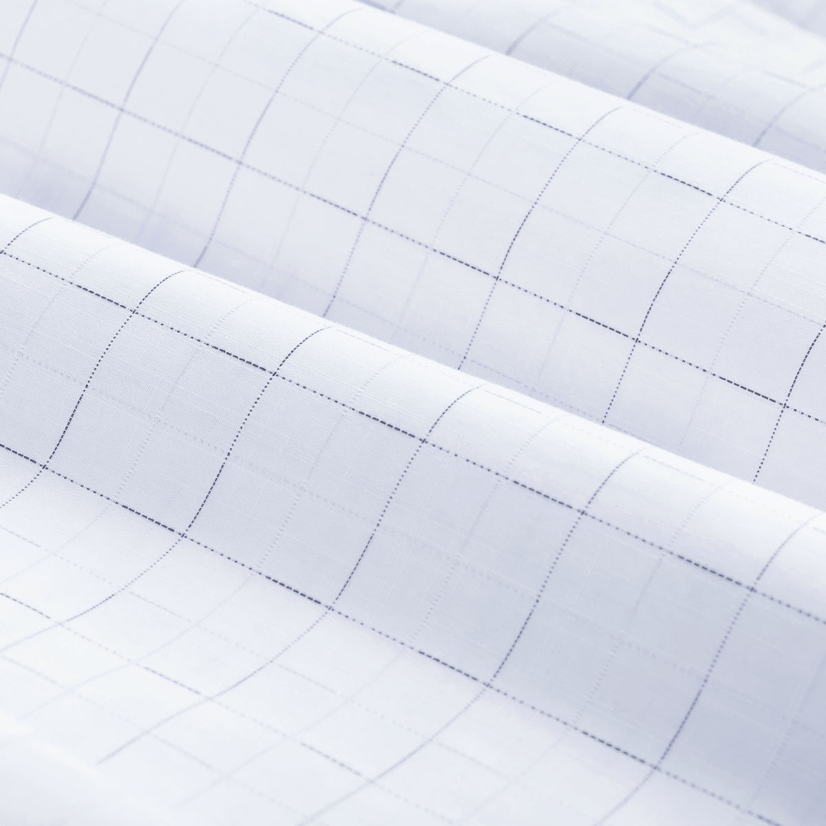 Axel Windowpane Shirt - White