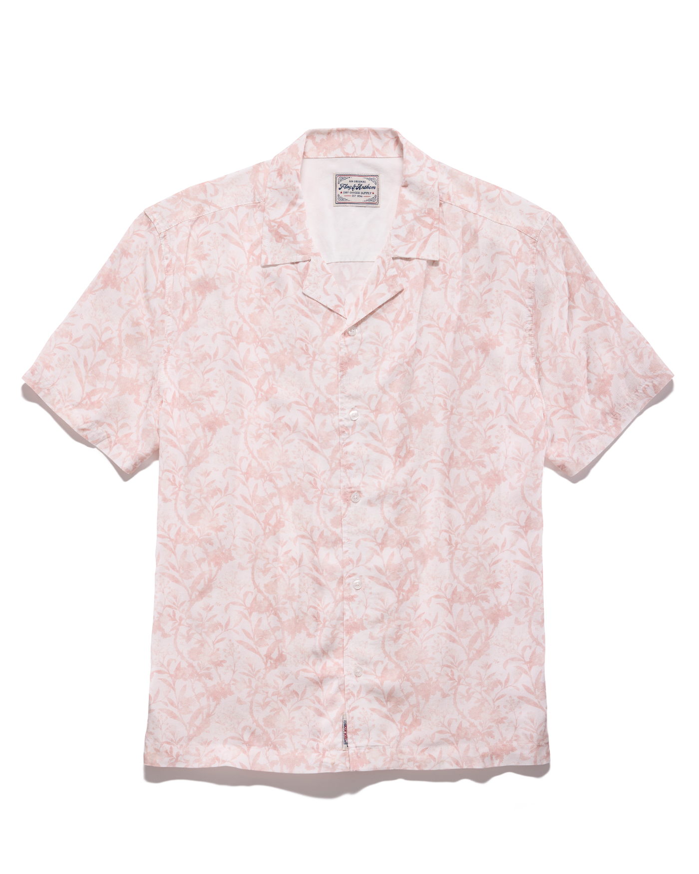 Edenton SS Vintage Wash Printed Shirt