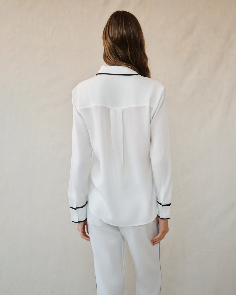 Contrast Trim Shirt