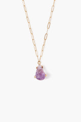 18K Prong Set Amethyst Nugget